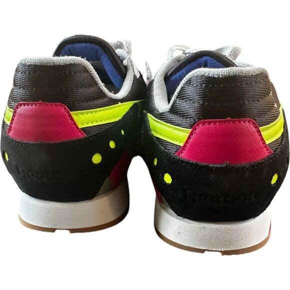 Reebok Classic Leather ATI Dad Sneakers DV5375 Grey Black Pink Lime Men’s Sz 11 - Picture 7 of 11